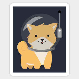 Space Dog Sticker